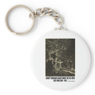Jules Verne Twenty Thousand Leagues Funeral keychain