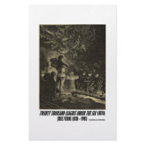 Jules Verne Twenty Thousand Leagues Funeral stationery by wordsunwords Jules Verne Twenty Thousand Leagues Funeral stationery