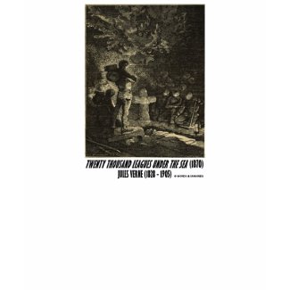 Jules Verne Twenty Thousand Leagues Funeral shirt