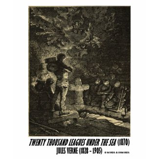 Jules Verne Twenty Thousand Leagues Funeral shirt