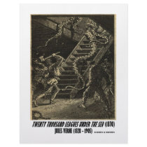 Jules Verne Twenty Thousand Leagues Squid letterhead by wordsunwords Jules Verne Twenty Thousand Leagues Squid letterhead