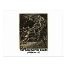 Jules Verne Twenty Thousand Leagues Squid Post Card