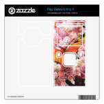 Julia Butterfly on Pink Flowers Flip Ultra II Skin
