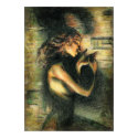 Julia - female nude lit by dramatic spotlight posters