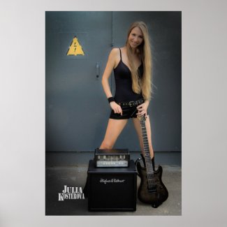 Julia Kosterova Hi Voltage Poster NEW!