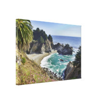 Julia Pfeiffer State Beach Wrapped Canvas Print