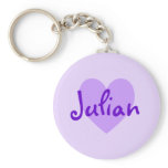 Julian in Purple Keychain