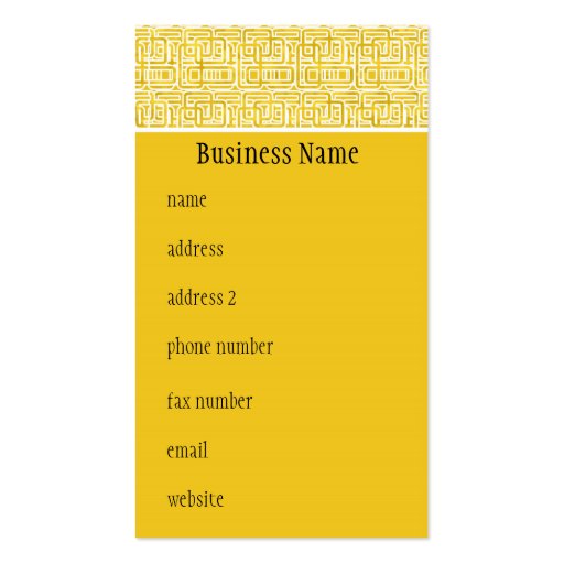 Julianna Business Card (front side)