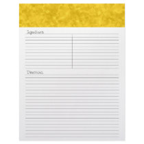 Julianna Recipe Letterhead