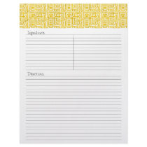 Julianna Recipe Letterhead
