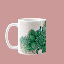 Julia's Green Eye mugs by Miincdesign Julia's Green Eye mugs