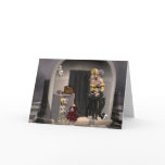 "Julia's Puppet Theatre" - Greeting Card