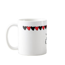 Julie Hearts Name mugs