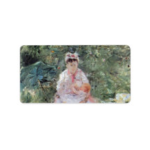 Julie Manet by Berthe Morisot Address Label