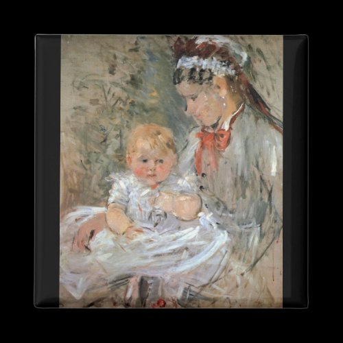 Julie with her nurse by Berthe Morisot Magnets