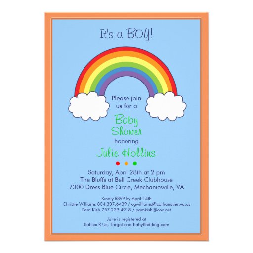 Julie's replacement cards 2 custom invitation