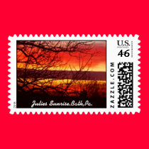 Julies Sunrise.Bath,Pa. postage