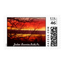 Julies Sunrise.Bath,Pa. postage