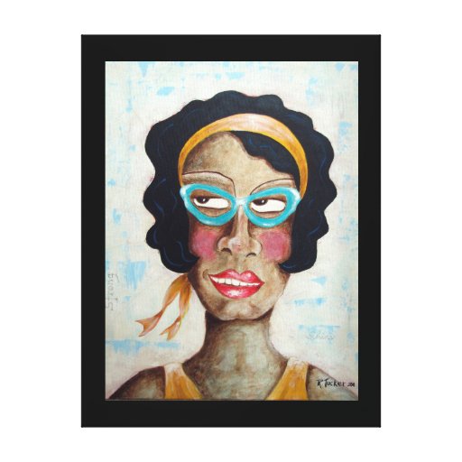 Juliet Wrapped Canvas Print