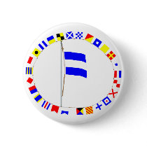 Juliette I am on fire Nautical Signal Flag buttons by sailorpatp Juliette I am on fire Nautical Signal Flag buttons