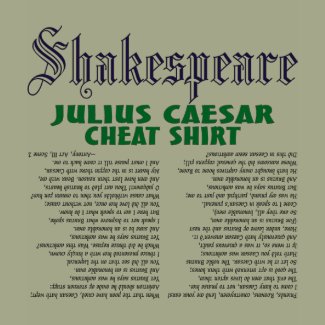 Julius Caesar Cheat Shirt shirt