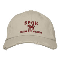 Julius Caesar's 13th Gemina Legion Embroidered Hats