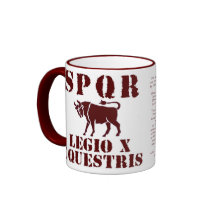 Julius Caesar's Famed 10th Roman Legion Bull Mug
