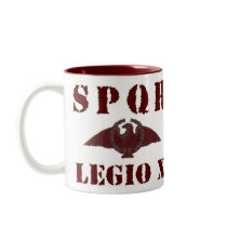 Julius Caesar's Famed 10th Roman Legion Eagle Mug