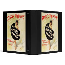 Julius Price Daly's Theatre An Artist's Model 3 Ring Binders