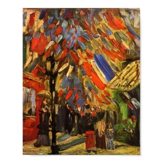 July 14th Celebration in Paris, Vincent van Gogh print
