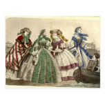 July, 1859 Fashions Postcards