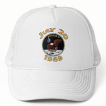 July 20, 1969 Apollo 11 Mission to the Moon hats by AstroBaby July 20, 1969 Apollo 11 Mission to the Moon hats