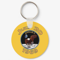 July 20, 1969 Apollo 11 Mission to the Moon keychains