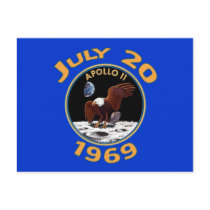July 20, 1969 Apollo 11 Mission to the Moon Post Cards