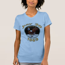 July 20, 1969 Apollo 11 Mission to the Moon Shirts