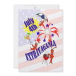 July 4 Extravaganza Crawfish/Lobster Invitations