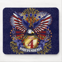 July 4 Independence Mousepad mousepads