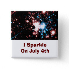 July 4 Star Spangled Fireworks Celebration button
