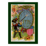 July 4th 1776 Minuteman Greeting Cards
