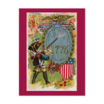 July 4th 1776 Minuteman Post Card