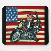 July 4th- Born to be Wild Airedale mousepads