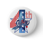 JULY 4th by SHARON SHARPE buttons