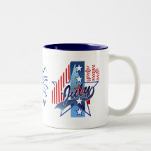 JULY 4th  by SHARON SHARPE Coffee Mug