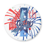 JULY 4th by SHARON SHARPE magnets