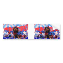 July 4th - Cavalier King Charles Spaniel - Charlie Bumper Sticker