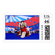 July 4th - Cocker Spaniel - Dutchie Sue Stamp