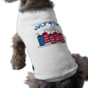 July 4th pet clothing