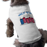 July 4th dog tshirt