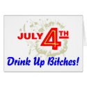 July 4th Drink Up Bitches cards