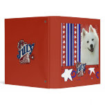 July 4th Firecracker - American Eskimo binders